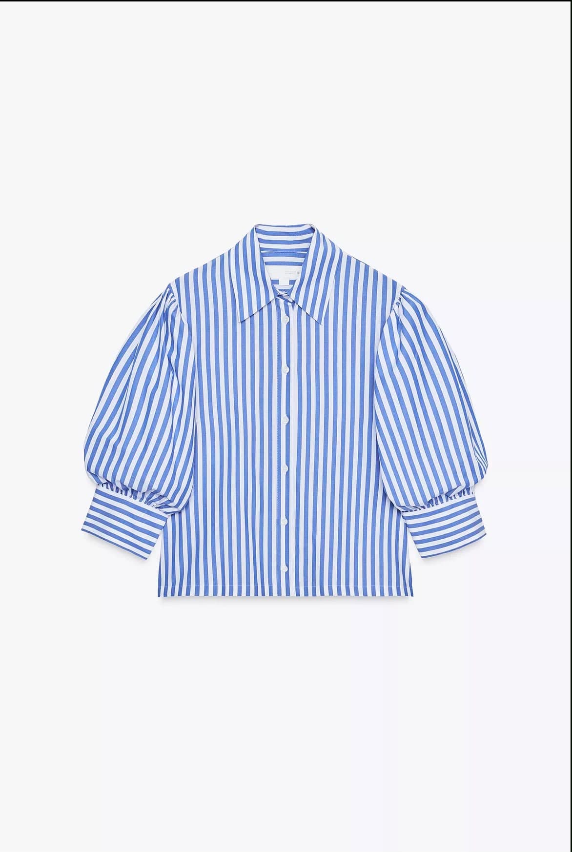 Blue Stripe Cotton Shirt
